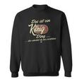 Das Ist Ein König Ding It's A King Ding Family Sweatshirt