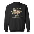 Das Ist Ein Metzner Ding Lustiges Familie Metzner Sweatshirt