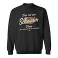 Das Ist Ein Schroeder Ding Family Schroeder Sweatshirt