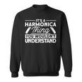 Das Ist So Ein Harmonica Ding Musician S Sweatshirt