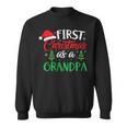 First Christmas As A Grandpa Christmas New Grandpa Sweatshirt