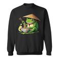 Frog Eating Ramen Kawaii Japanese Noodles Sweatshirt