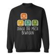 Gamer Dinge Die Mich Bewegen Game Consoleideo Game Sweatshirt