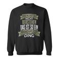 Herren Spruch Männer Beruf Ist So Ein Ding Krankenpfleger Sweatshirt