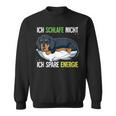 Ich Schlafe Nicht Ich Spare Energy Dachshund Sweatshirt