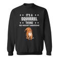 Ist So Ein Eichhörnchen Ding Lustiger Spruch Eichhörnchen Sweatshirt