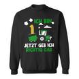 Jetzt Geb Ich Richtig Gas 1St Birthday Boy Tractor S Sweatshirt