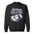 Offizielles Schlaf Gorilla Langschläfer Morgenmuffel Sweatshirt