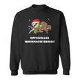 Offizielles Weihnachts Faultier Weihnachten Sweatshirt