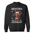 Reindeer Was Out Sold Dachshund Christmas Sweatshirt