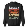 Retro Africa Tanzania Safari Travel Tanzania Tour Sweatshirt