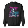 Skeleton Hacker Gamer It Programmer Sweatshirt