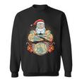 Tattoo Santa Biker Santa Claus Christmas Beer Belly Xmas Tank Top Sweatshirt