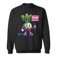 Team Kohlrabi Kohlrabi Mascot egetable Sweatshirt