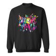 Urban Hip Hop Dancing Novelty Graffiti Graphic Sweatshirt