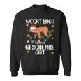 Wecke Mich Wenn Es Geschenke Gibt Christmas Sweatshirt