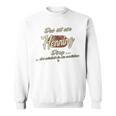 Damen Das Ist Ein Henning Ding Lustiges Familie Henning Mit-Ausschnitt Sweatshirt