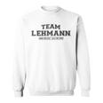 Team Lehmann Proud Family Last Name Gray Sweatshirt