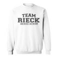 Team Rieck Stolze Familie Nachname Geschenk Sweatshirt