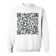 Trump Dance Qr President Trump Dancing Code On Back Sweatshirt