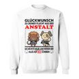 Zum Farewell Glückwunsch Zu Deiner Elucht Aus Der Anstalt Gray S Sweatshirt