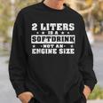 2 Litre Soft Drink Engine Size 8 Engine Size Sweatshirt Geschenke für Ihn