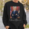 Barack Obama Signature And Portrait Sweatshirt Geschenke für Ihn