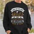 Bass Kontrabass Musician Das Ist So Ein Bassist Ding Sweatshirt Geschenke für Ihn