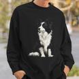 Border Collie Dog Pet Illustration Border Collie Sweatshirt Geschenke für Ihn