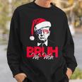 Bruh We Won Christmas Santa Hat Trump 47 Usa President Sweatshirt Gifts for Him