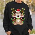 Christmas Cute Reindeer Christmas Sweatshirt Geschenke für Ihn