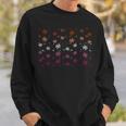 Christmas Lesbian Snowflake Rainbow Flag Subtle LGBT Pride Sweatshirt Gifts for Him