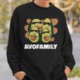 Cool Happy Avofamily Family Avocado Sweatshirt Geschenke für Ihn