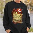 Cute Anime Christmas All I Want For Christmas Is A Dragon Sweatshirt Gifts for Him
