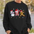 Dabbing Santa Claus For Children Sweatshirt Geschenke für Ihn