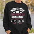 Damen Akkordeon Musiker Das Ist So Ein Ziehharmonika Ding Sweatshirt Geschenke für Ihn