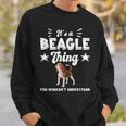 Das Ist Ein Beagle Ding Geschenk Beagle Sweatshirt Geschenke für Ihn