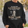 Das Sind Keine Katzenhaare Das Ist Maine Coon Glitter Sweatshirt Geschenke für Ihn