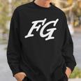 Fg Initials First Name F Surname G All Names With F Sweatshirt Geschenke für Ihn