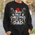 First Christmas As A Dad 2024 Family Matching 1St New Dad Sweatshirt Gifts for Him