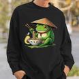 Frog Eating Ramen Kawaii Japanese Noodles Sweatshirt Gifts for Him