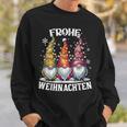 Frohe Weihnachten German Gnome Christmas Decorations Germany Sweatshirt Gifts for Him