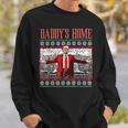Daddy's Home Trump Ugly Christmas Sweater Xmas Pajamas Sweatshirt Gifts for Him