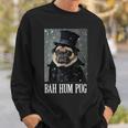 Dog Bah Hum Pug Christmas Pet Holiday Photo Humbug Bug Sweatshirt Gifts for Him