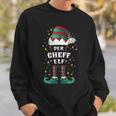 Elf Christmas Ich Bin Der Chef Elf Sweatshirt Geschenke für Ihn