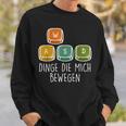 Gamer Dinge Die Mich Bewegen Game Consoleideo Game Sweatshirt Geschenke für Ihn