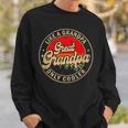 Great Grandpa Like A Grandpa Only Cooler Grandpa Sweatshirt Gifts for Him