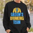 Groom's Drinking Team Retro Stag Night Sweatshirt Geschenke für Ihn