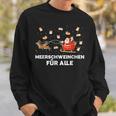 Guinea Pigs For All Guinea Pig Santa Claus Sweatshirt Geschenke für Ihn