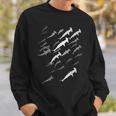 Hammer Shark Swarm Diver Sweatshirt Geschenke für Ihn